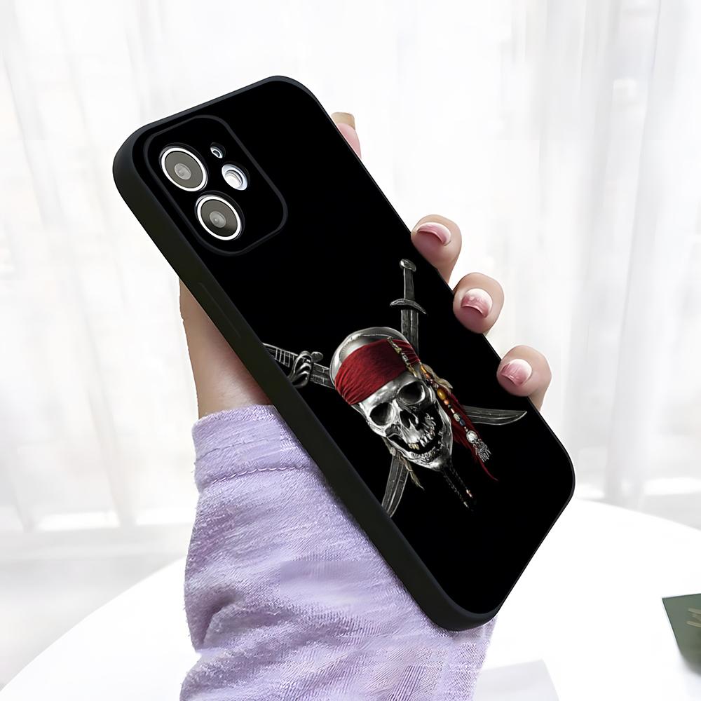 

Чехол для телефона Пираты Карибского моря для iPhone 17 Pro Max 15 Pro 16 14 Plus 12 13 Mini 11 Pro Ударопрочный Мягкий Чехол iPhone15