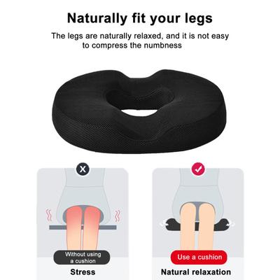 Seat Cushion Slow Rebound Seating Fine Alignment Convenient Chair Cushion Beauty Hip Butt Hemorrhoid Fart Cushion Office Supplies