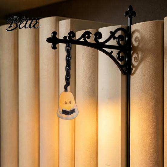 Portable Bookshelf Accent Light 3D Printed Ghost Light Warm LED Library Lamp with Vintage Street Decorative Bookcase Lighting Silhouette Book