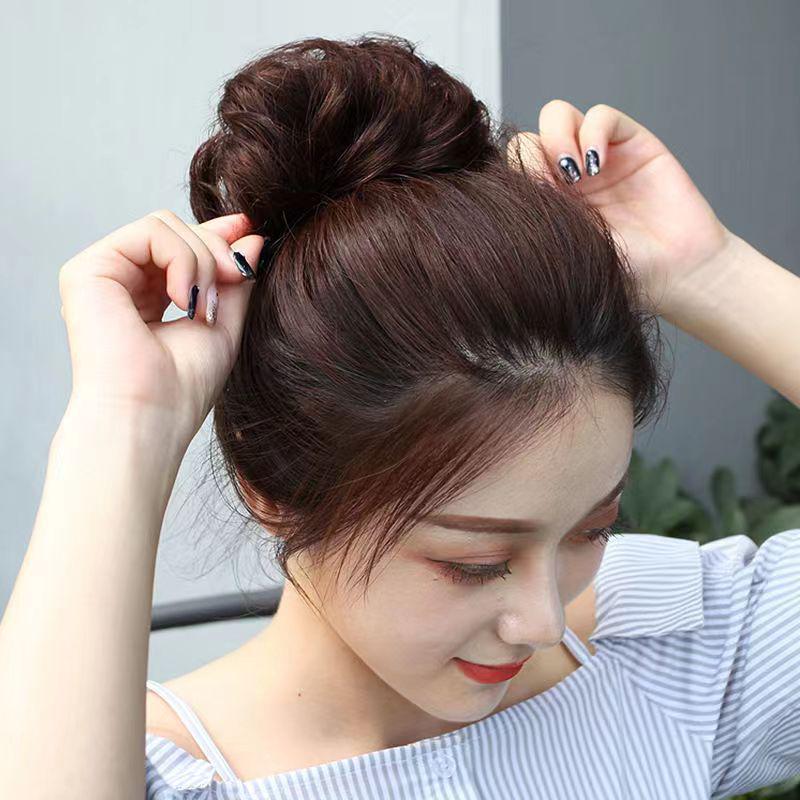 Hair Styling Set: Wig Hair Ring, Ball Head Curler, Matte Hair Curler, Flower Bud Bun, Bridal Hair Accessories.