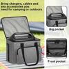 Outdoor Power Station Protective Storage Bag With Double Zipper Pocket Water Resistant Design For Solar Generator