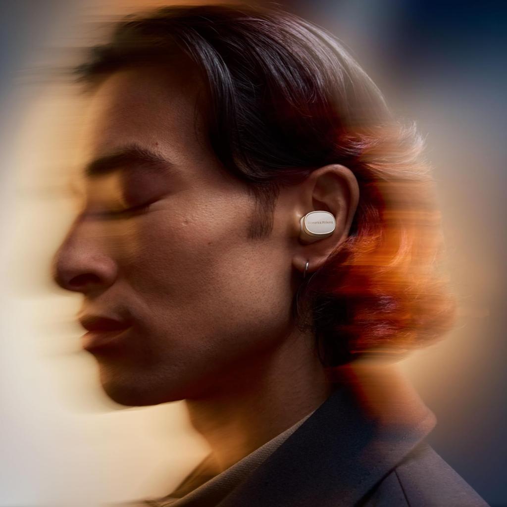 Bowers & Wilkins Bowers & Wilkins True Wireless Sound, neu definiert komplett kabelloser In-Ear-Kopfhörer Dove White PI8/DW