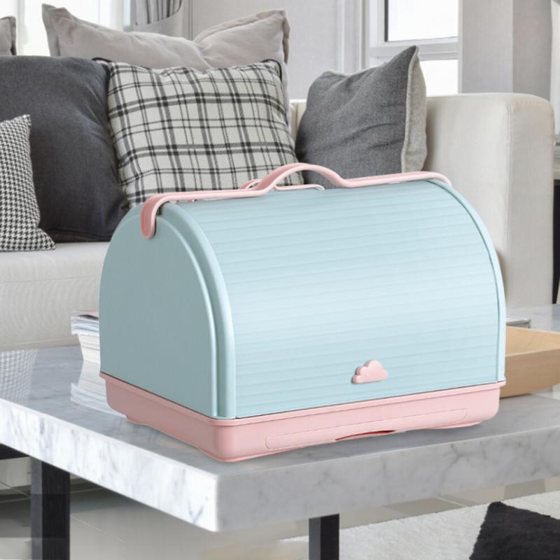 Baby Utensils Storage Plastic Sky-Blue For Kitchen Use 1pcs