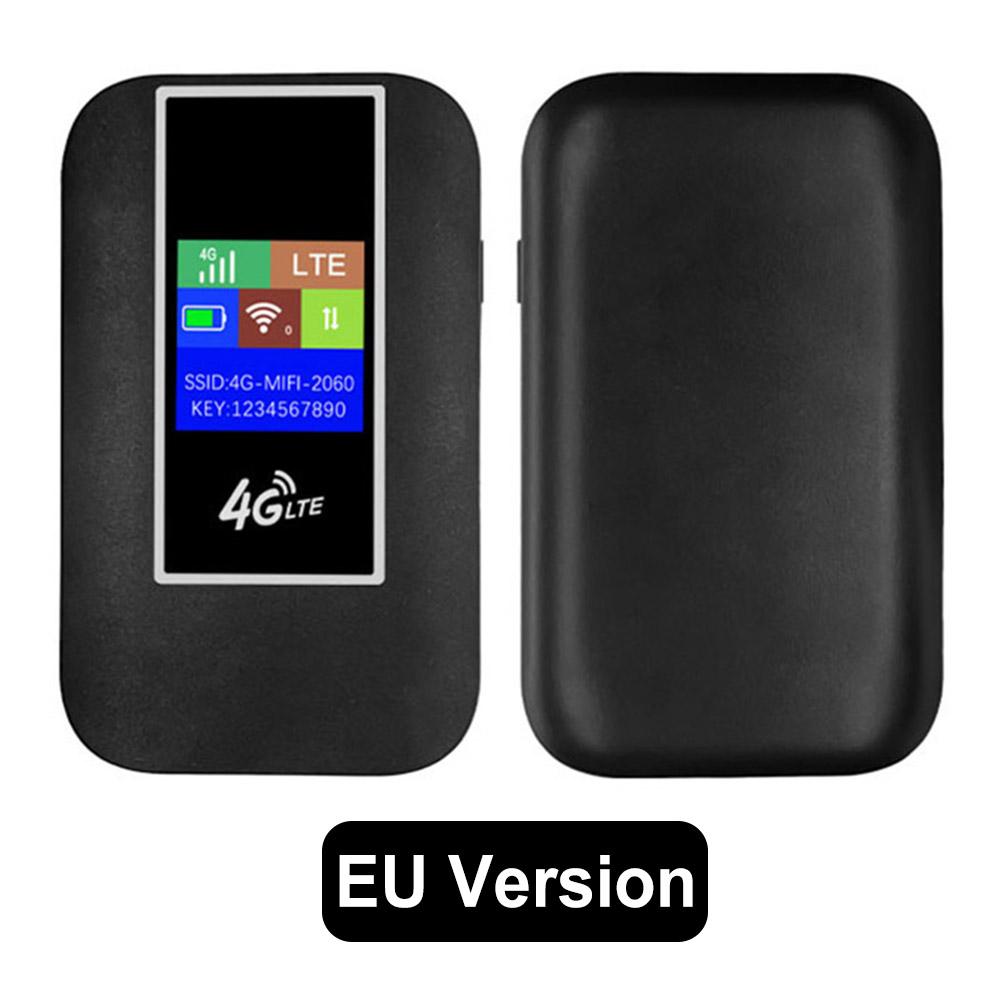 4G LTE Portable WiFi Hotspot Support 8 To 10 Users 150Mbps Pocket Mobile Hotspot with SIM Card Slot Modem Router for Car Travel