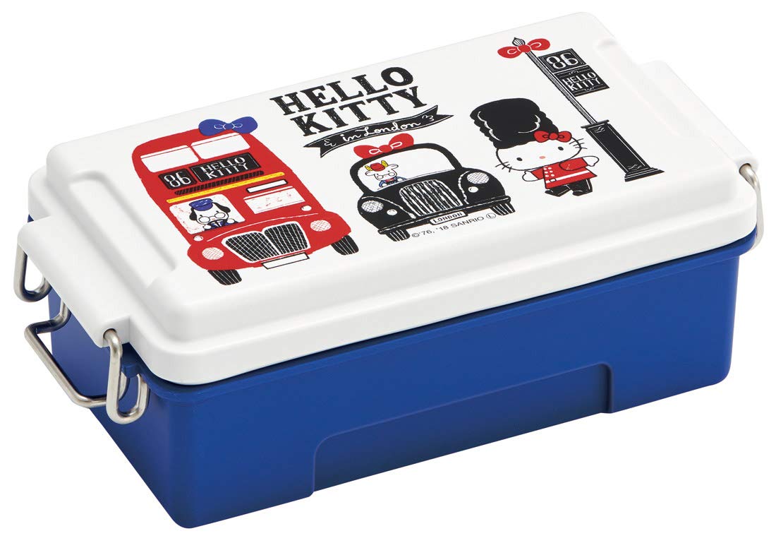 

Skater Bento Hello Made in PCTN5 Box, Container, Kitty, London, Sanrio, Japan, 500ml,