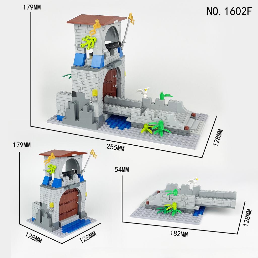 MOC Fortification de Garde de la Marine Royale Jouet en Peluche