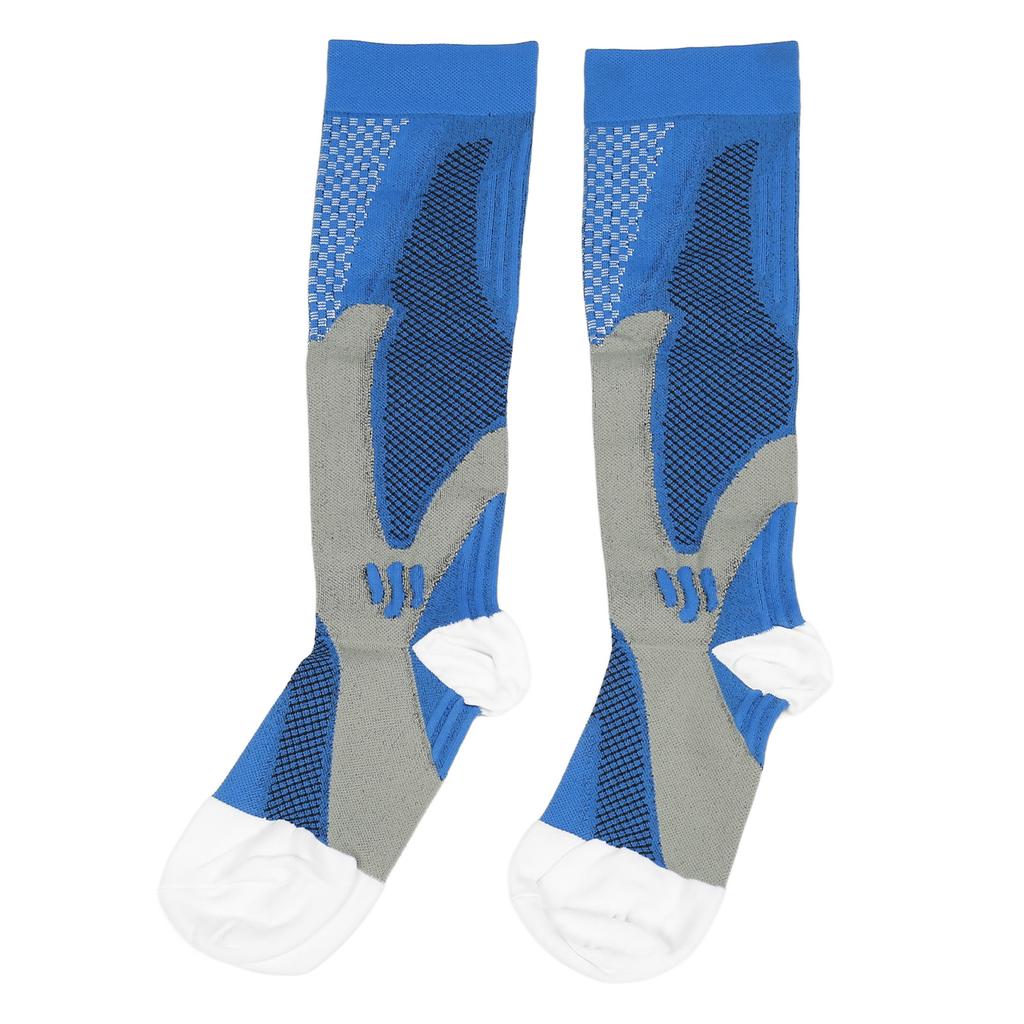 2 Stück Kompressionssocken Elastisch Atmungsaktiv Nylon Sport Laufen Kompressionsstrümpfe S M Größe