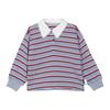 LUSON Girls' 2026 Spring Striped Sweatshirt & Skirt Set