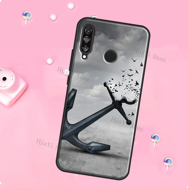 Anchor Boat For Huawei Honor Magic 5 Lite X8 X9 X8a X9a 50 70 P20 P30 P40 P50 P60 Pro P Smart 2019 Case