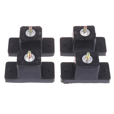 4 Piezas Soporte de Montaje de Goma Antivibración para Aire Acondicionado Amortiguador Aislante Antivibración