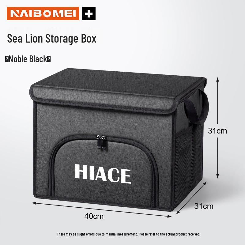 Toyota Hiace Trunk Organizer: Foldable Interior Storage Box