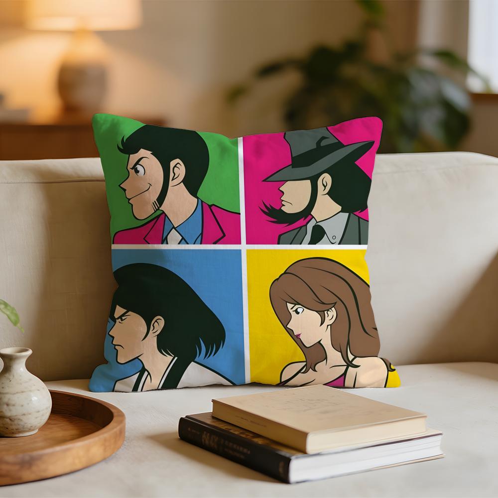 

Anime CChainsaw Man Pochita Cushion Cover Short plush pillowcase for bed sofa carwashable 30x30cm