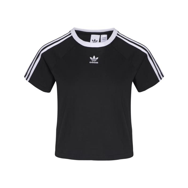 Adidas Women's Slim-Fit Cotton Short Sleeve T-Shirt Trefoil JC8703