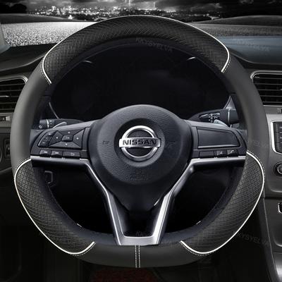Osłona kierownicy samochodu D typ PU skóra dla Nissan x-trail Qashqai Rogue Sport Rogue 2017 2018 Altima
