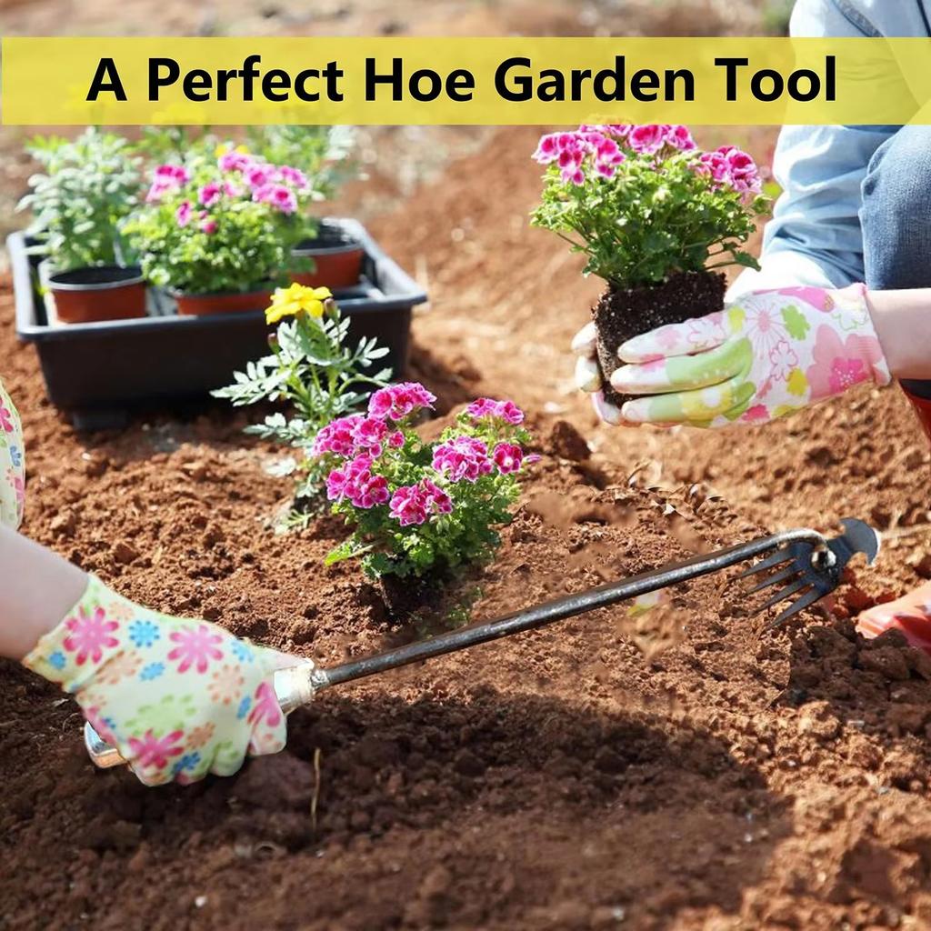 Uprooting Weeding Tools Carbon Steel Yard Lawn Weeder Loose Soil With Handles - Multifunctional Uprooting Weeding Artifact