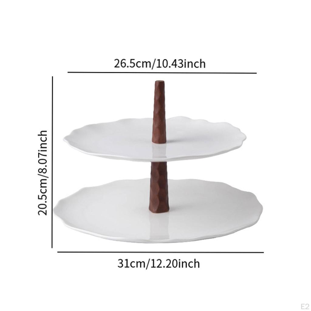 Cake Stand Cakes Plate Decorative Household Round Dessert Trays Serving Tray Desserts Display