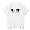 Japanese anime printed men's and women's shirt round neck loose short sleeve shirt Harajuku style Attack on Giant Y2k clothing