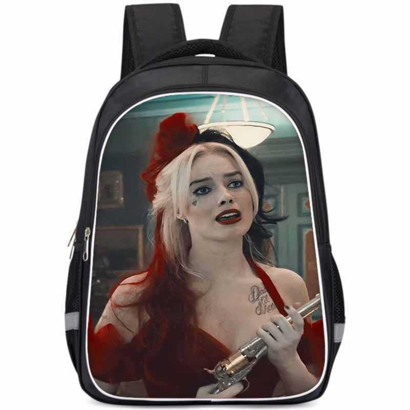 

Harley Quinn Large Capacity Lightweight Oxford Fabric School Backpack For Kids 1,Small