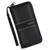 New Men's Large Capacity Multifunctional Korean Style Clutch Wallet with Zipper