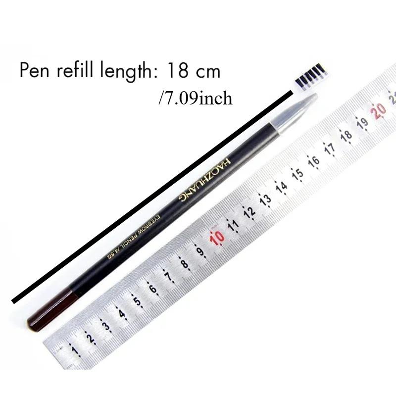 Eyebrow Pencil Ultra-fine Outline Shadow Waterproof Non-smudge Eyebrow Pen Natural Long-Lasting Tattoo Tint Eye Brow Makeup 1pc