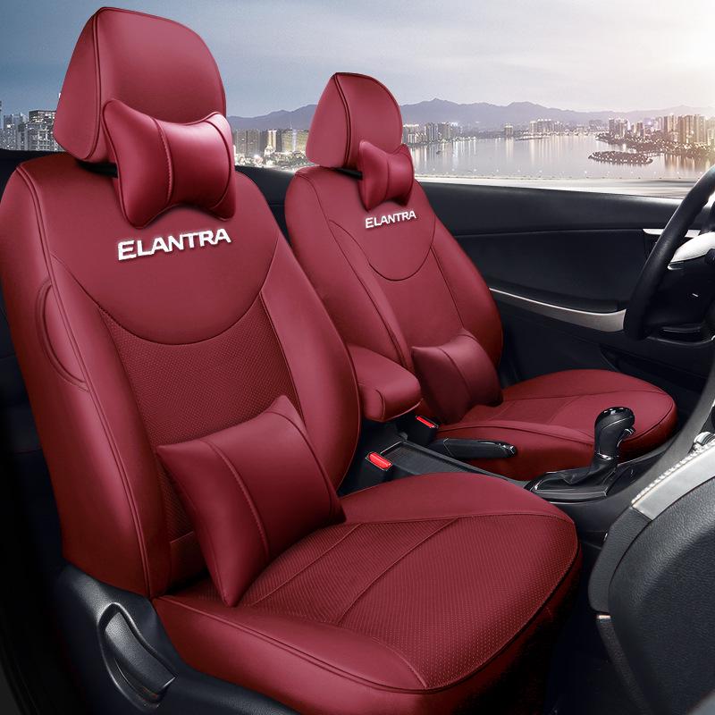 Κάλυμμα Καθισμάτων Δερμάτινο Παντός Καιρού Hyundai Elantra - Ανθεκτικό, Πλήρους Κάλυψης, Συμβατό με 5θέσια