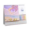 Coil Binding 2026 Desk Calendar Month Date Display Standing Flip Calendar  Home Decoration