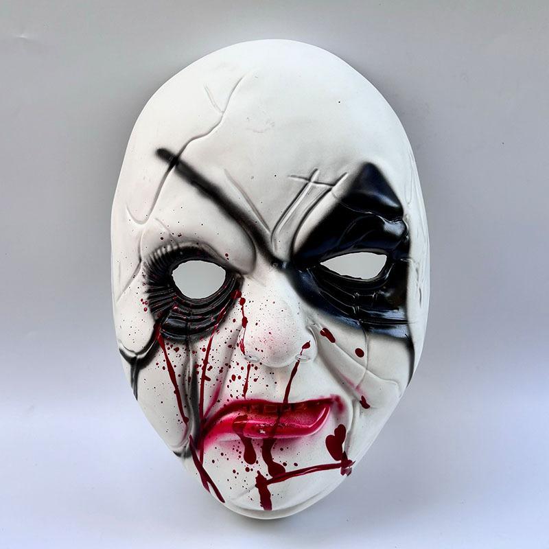 Strašidelná tvář Halloweenský kostým Párty rekvizity Hororová cosplay Maškarní doplňky pro dospělé