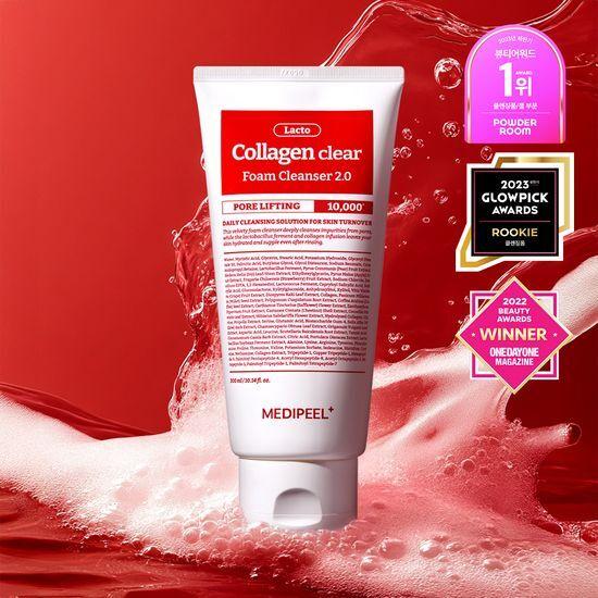 MEDI-PEEL Mousse transparente au lacto-collagène rouge 2.0