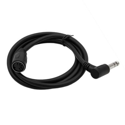 6.35mm Stereo 1/4" Male To 5Pin Midi Din Female Cord 90Degree Right Angles 6.35mm To 5Pin Cable for Sound Connection