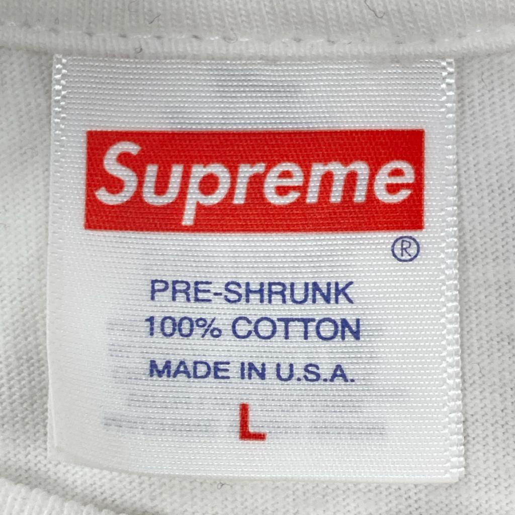 Supreme xDisney Disney [23AW] Nightmare Before Tim Burton Skeleton Short Sleeve T-Shirt tops L whiteUsed