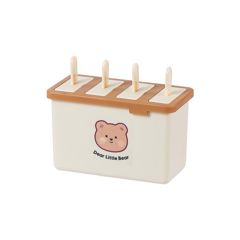 Eis am Stiel- und Eisform, lebensmittelecht mit Deckel, ein magisches Werkzeug für hausgemachtes Eis zur Herstellung von Eis am Stiel und Eiswürfelboxen