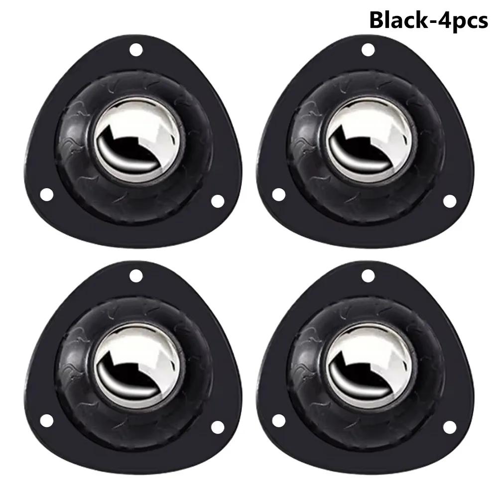 4Pcs/set Self Adhesive Caster Wheel 360 Swivel Mini Mute Furniture Casters Heavy Duty Moving Plastic Rolling Pulley