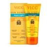 VLCC Aqua Light Sunscreen Gel SPF 60 PA++++ Hydrating Non Greasy Daily Sun Protection Gel For Outdoor Use 100 g