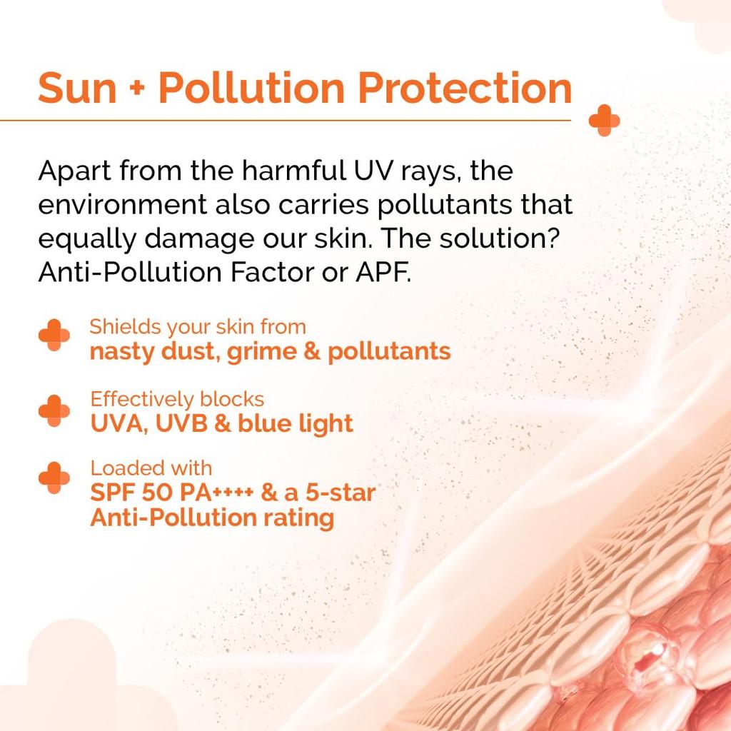 The Derma Co 1% Hyaluronic Sunscreen Oil-Free Matte Gel SPF 50 PA++++ | For Oily, Acne-Prone Skin | Lightweight Texture | No White Cast | Broad S