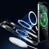 Luxury Car Phone Mount Case for iPhone 16 15 14 Plus 13 12 11 Pro Max Plus Case for MagSafe Magnetic Wireless Charger Clear Case