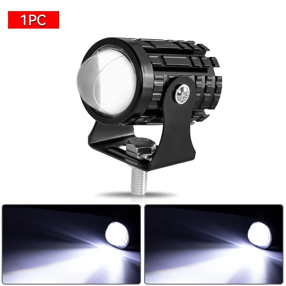 with Switch Motorcycle LED Headlight Universal Auxiliary Spotlight Lamp  Motorcycle Accessories