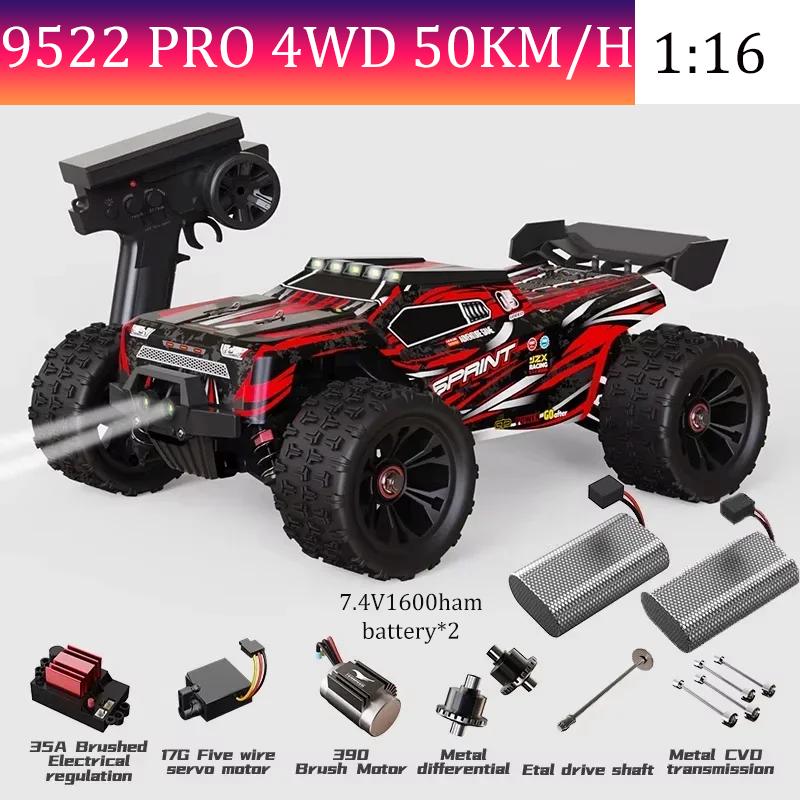 SCY9522PRO Super Brushless Motor Remote Control Car 85 km/h or 50 km/h High-Speed 4WD 1:16 Scale Model Racing Car Boy Toy Gift