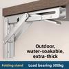 Stainless Steel Folding Bracket No Punching Wall Rack Tripod Bracket Right Angle Wall Support Frame Laminate Bracket