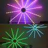 Colorful Twinkle Fireworks Lights Led String Lights Rgb Meteor Decorative Lamp With Remote Control