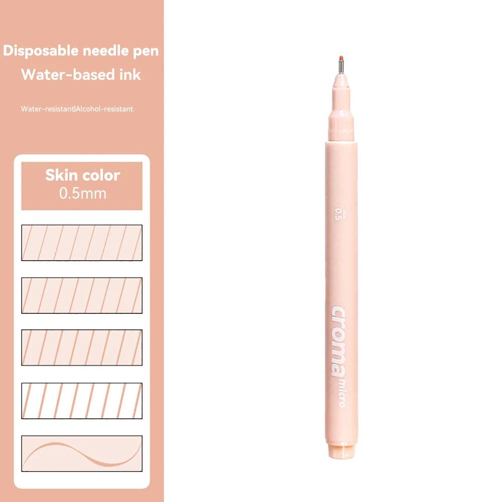 Micron Liner Fineliner Pen 0.05 0.03 0.1 0.5 Brush Tip Black Brown Fineliner Sketching Manga Drawing Pen Color Sketch Stationery