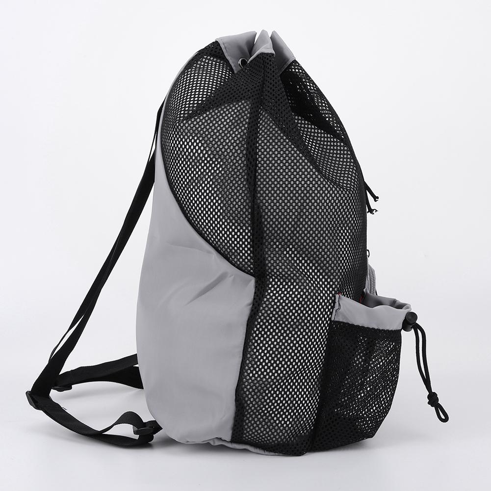 Swim Bag Mesh Drawstring Backpack with Wet Pocket Beach Backpack Swimming Sports Bag for School Swimming Beach Storage Bags