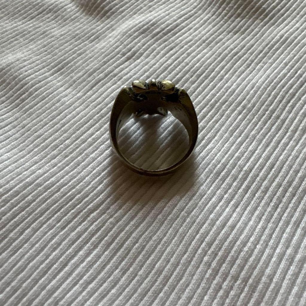 Used SILVER925 Cross Design Ring