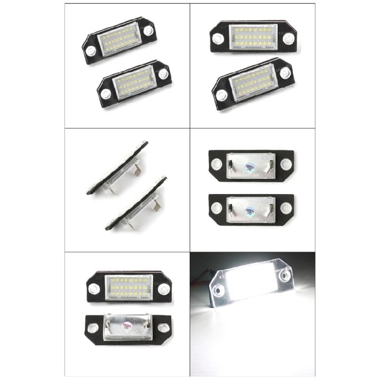 Stylish LED Number Plate Lamp Bulb LED License Plate Light for C-MAX MK2 03-08