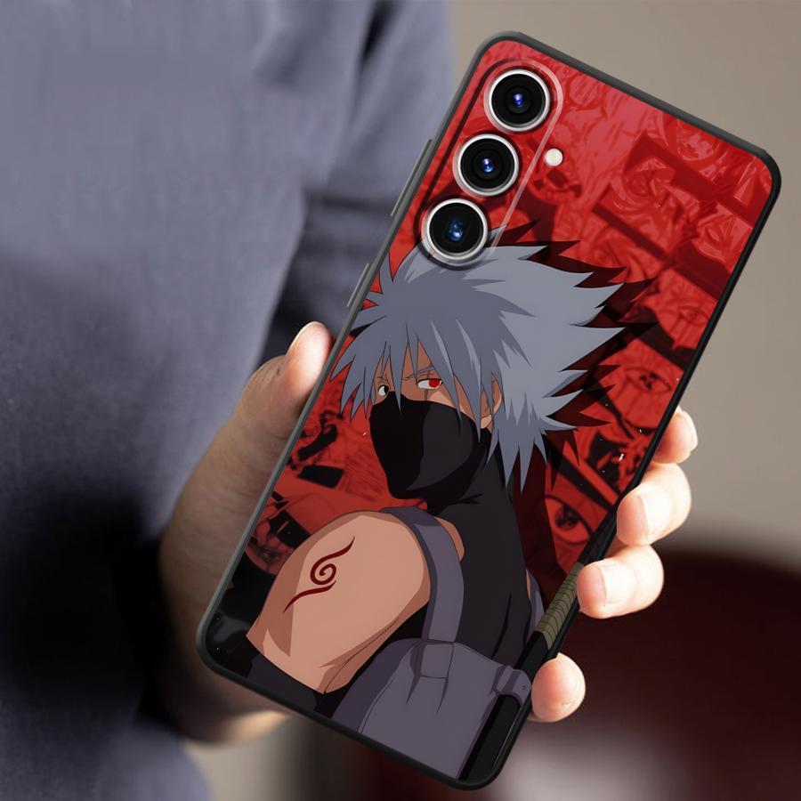Anime Cartoon Kakashi Case for Samsung Galaxy A32 A26 A72 A41 A51 A73 A25 A71 A35 A24 A55 A22 A52 A23 A53 A36 Black Soft Phone