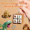 Lizard Keyrings Beaver Lizard Keychains Decorations Funny Keychain for Bag Pendants Stress Relieving Keychain Gifts