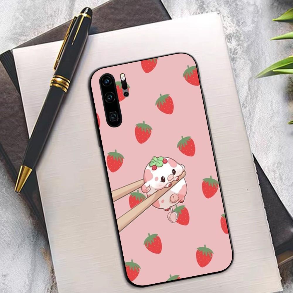 Strawberry Sweet Phone Case For Redmi 8 9 10 pocoX3 pro for Samsung Note 10 20 for Huawei Mate 20 30 40 50 lite