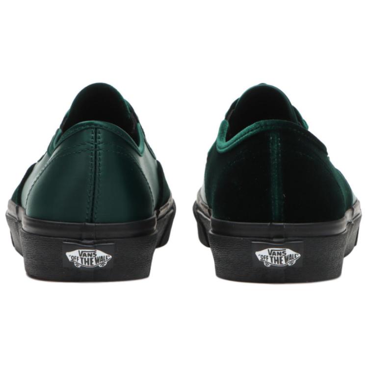 Vans Billys X  Authentic Series Kung-Fu Comfortable Durable Low-Top Skate Shoes Unisex Sneakers Black Green BILVANAKNGG