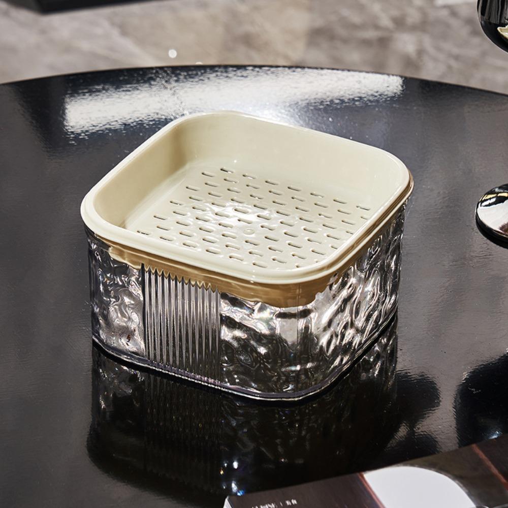 

Міні Відро для Чайного Листя Сухе та Мокре Розділення Контейнери для Зберігання Новий Фільтр для Чаю Відро для Сміття beige s