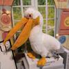 Pelikan Kuscheltier mit langem Schnabel Realistisches Vogel Stofftier Für Kinder Geschenk