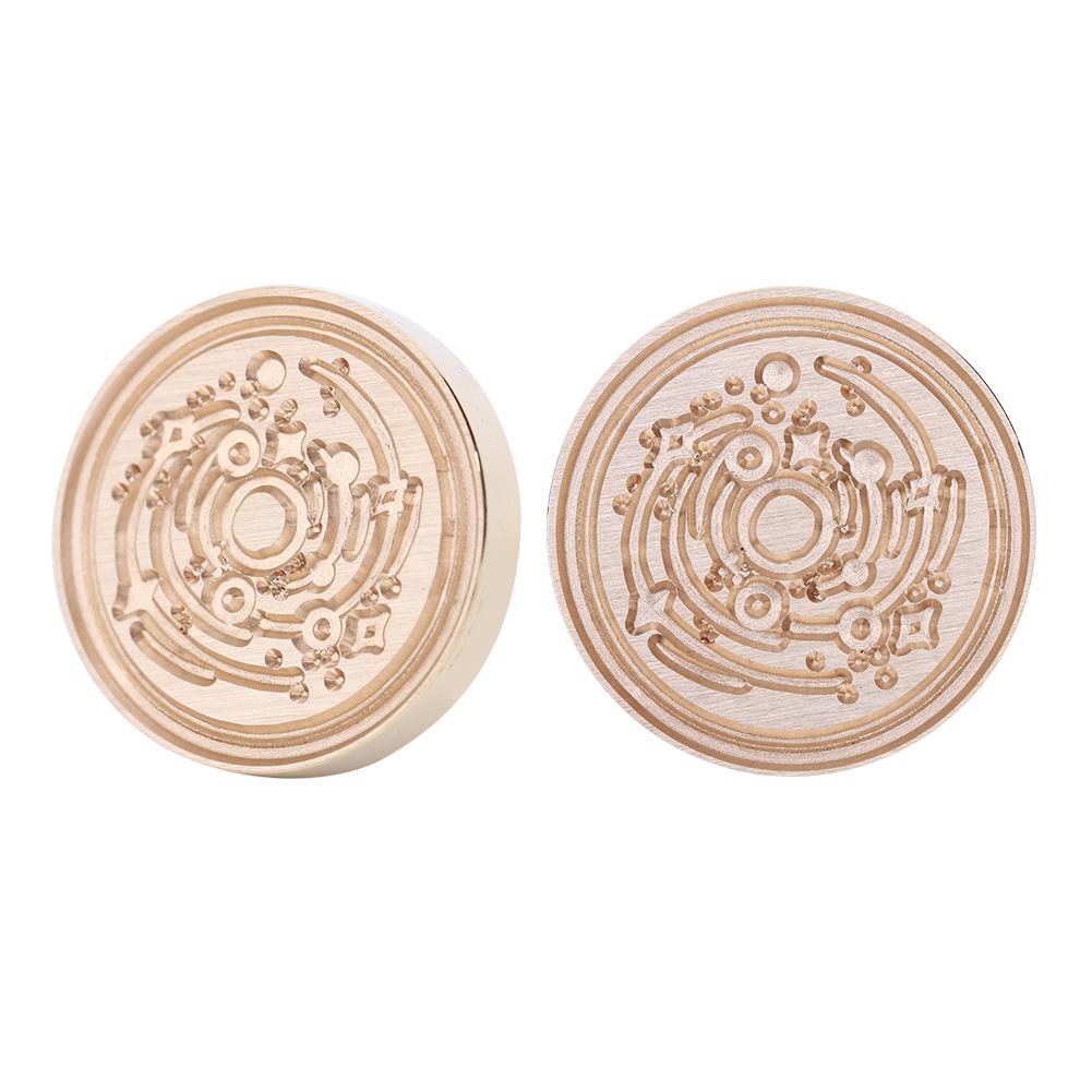 Selo de cera de céu estrelado retrô cabeça de carimbo de fogo tinta para cartão faça você mesmo envelopes selos